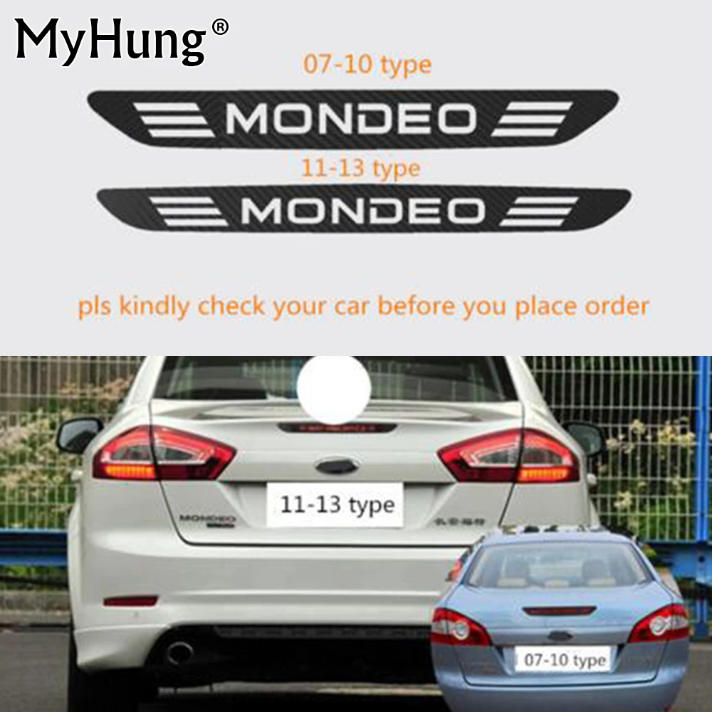 Для Mondeo 2007-2010 для Ford 2011-2013 наклейка из углеродного волокна на заднее ветровое