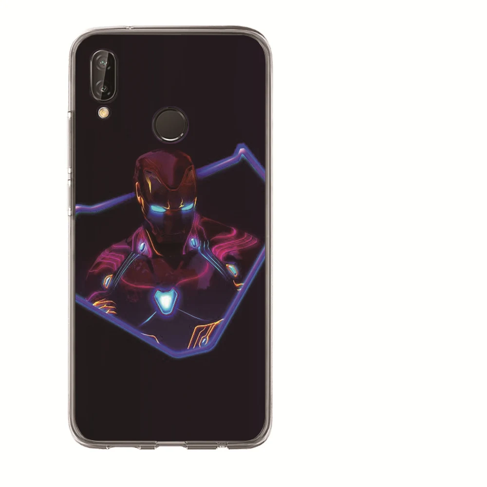 Luxury Marvel Avengers Deadpool Spider-Man Phone Case Etui For Huawei P30 Pro P20 Lite Case Mate 20 lite Pro 9 10 P10 Lite Coque