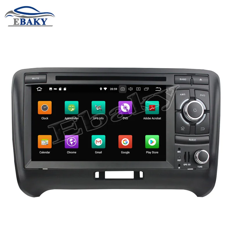 Best 2din 7inch 4GB RAM 32/64GB ROM Octa Core Android 9.0 Car DVD Radio for Audi TT 2006 2007 2008 2009 2010 2011 2012 2013 GPS 2