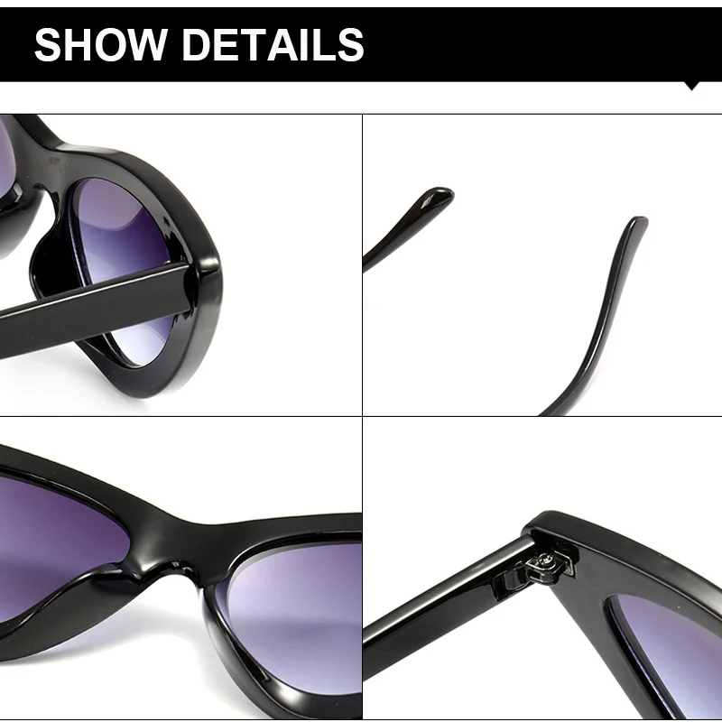 Модные женские солнцезащитные очки "кошачий глаз", брендовые дизайнерские винтажные треугольные солнцезащитные очки Cateye, сексуальные женские маленькие солнцезащитные очки UV400