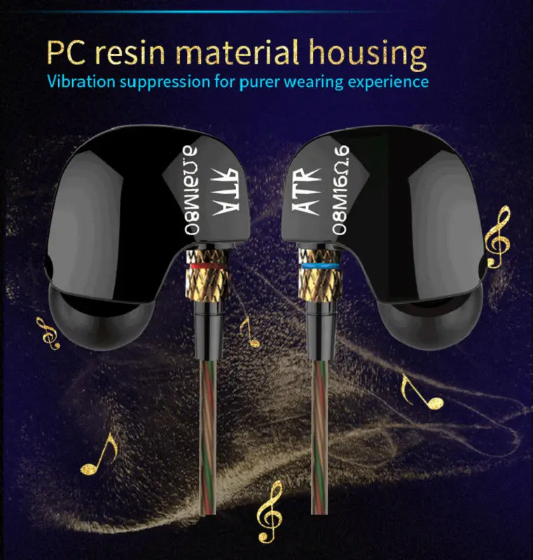 Earphone KZ ATR headphone (7)