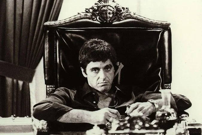 DIY рамка (1983-го) Scarface-Al Pacino классический художественный шелковый тканевый