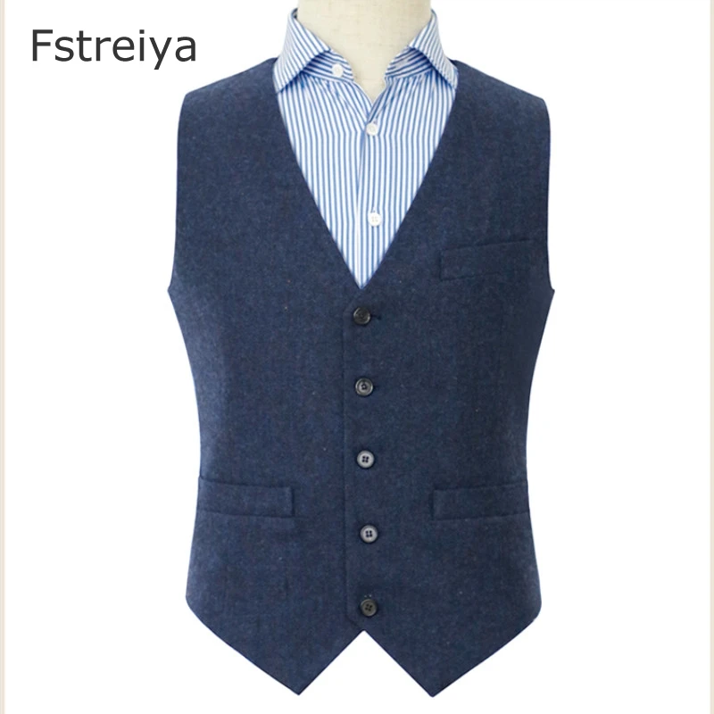 Custom made tweed men slim fit suits with pants for wedding costume homme mariage men blue coat pant gold suit 3 piece Custom made tweed men slim fit suits with pants for wedding costume homme mariage men blue coat pant gold suit 3 piece