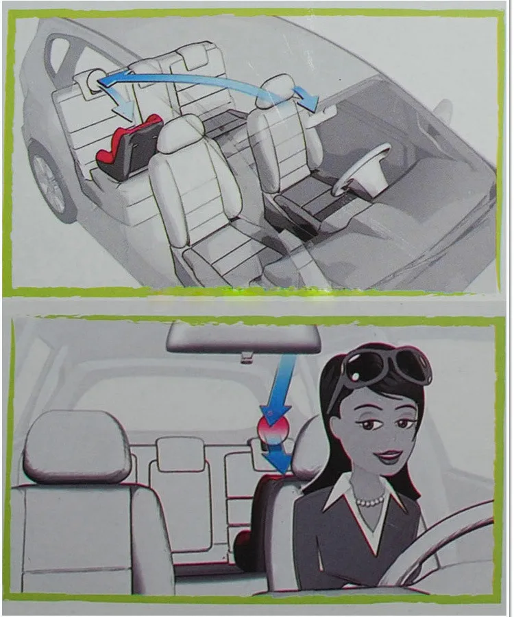 Автомобильное Зеркало для обзора заднего сиденья регулируемый ремень детское зеркало заднего вида вид подголовник крепление ребенок дети младенческой безопасности аксессуары