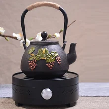 1.2L фермерский стиль ручная работа yixing BPA бесплатно самовар чугунный чайник стеклянный керамический эмалированный чайник из глины эмалированный чайник