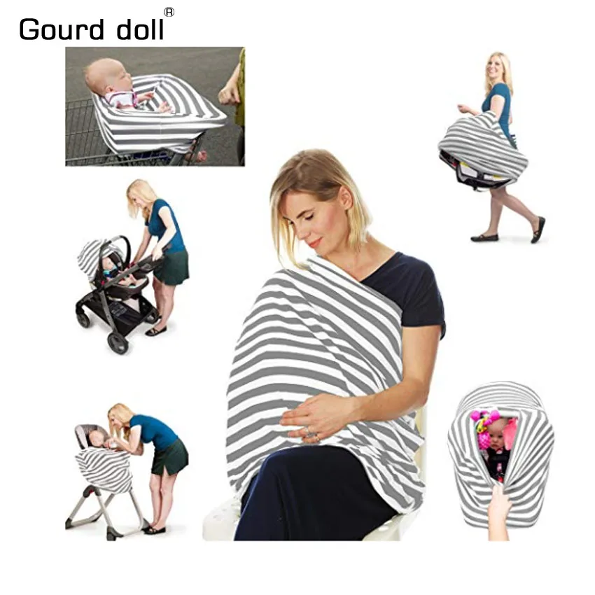 Gourd Doll Уход Грудное вскармливание конфиденциальность крышка Детский шарф детское автокресло коляска Грудное вскармливание шарф уход чехлы