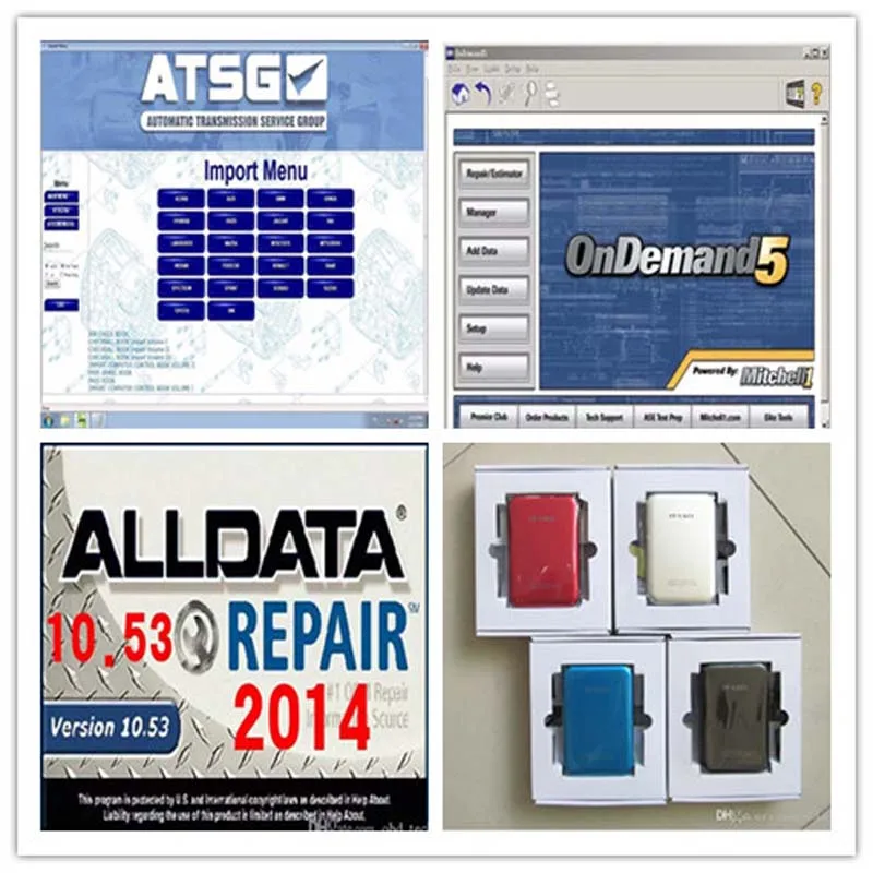  2017 alldata más reciente 1053 + Mitchell Ondemand 58 2015 + ATSG instalado bien en 1TB HDD Win7 aj