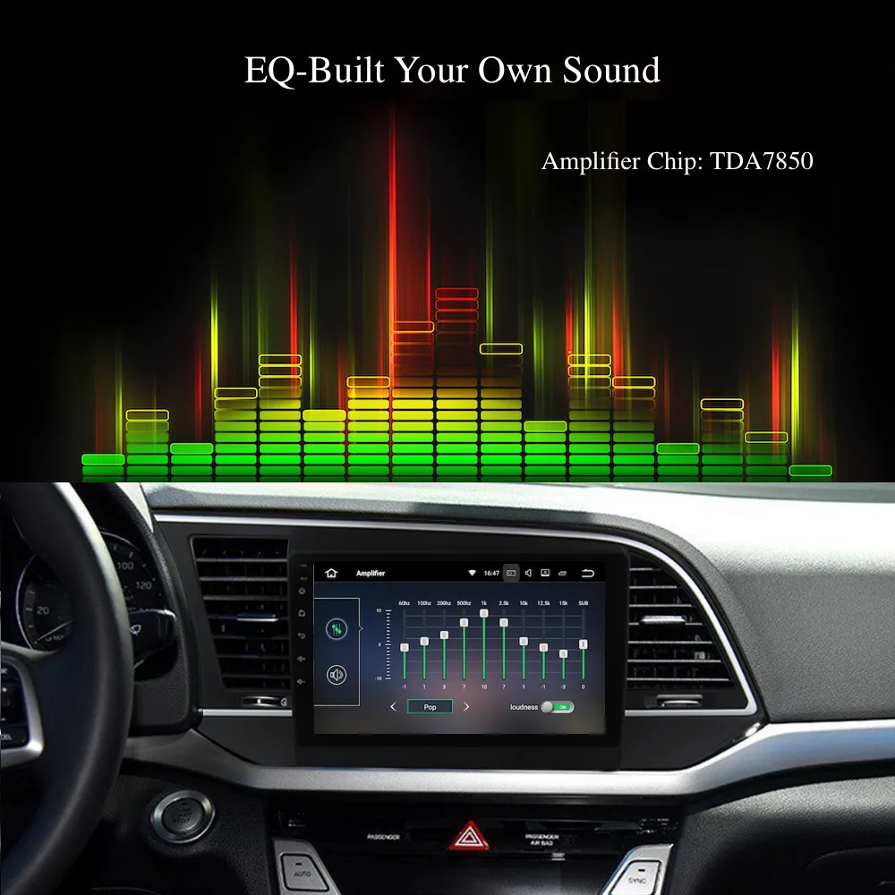 Excellent Android 1 din Car GPS Radio for Hyundai Elantra 2016 2017 Multimedia Auto Stereo 1024*600 DAB+ RDS Bluetooth mirror-link 4