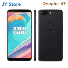 Oneplus smartphone 5t, telefone celular, 8gb, 128gb rom, 18:9 exibidor, snapdragon 835, tela 6,01