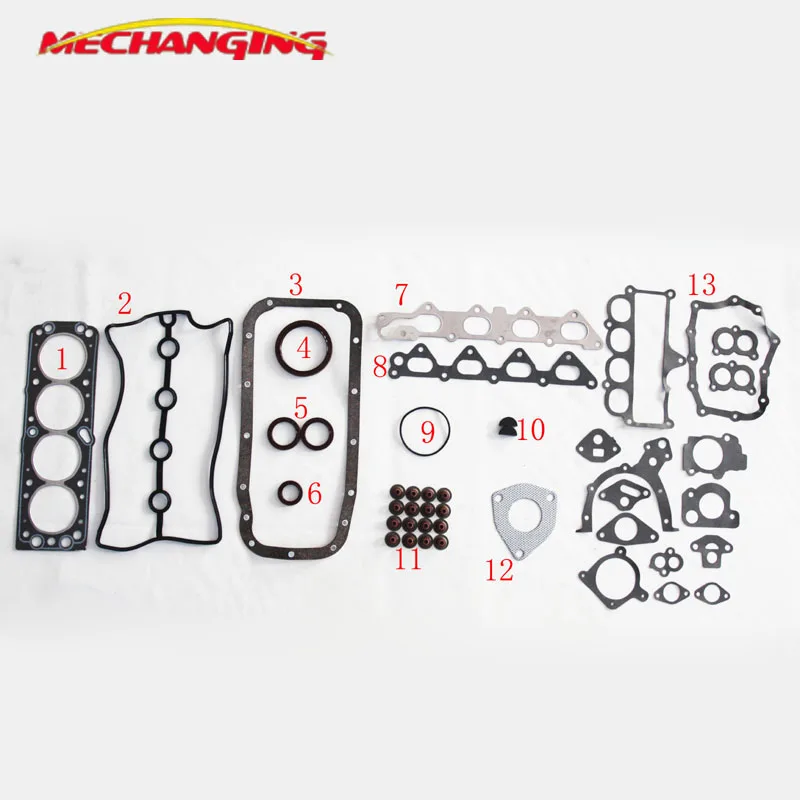 

A15MF Full Engine Kits Complete Engine Gasket Set Auto Parts For DAEWOO NEXIA ARANOS ESPERO 16V (DOHC) S1141023