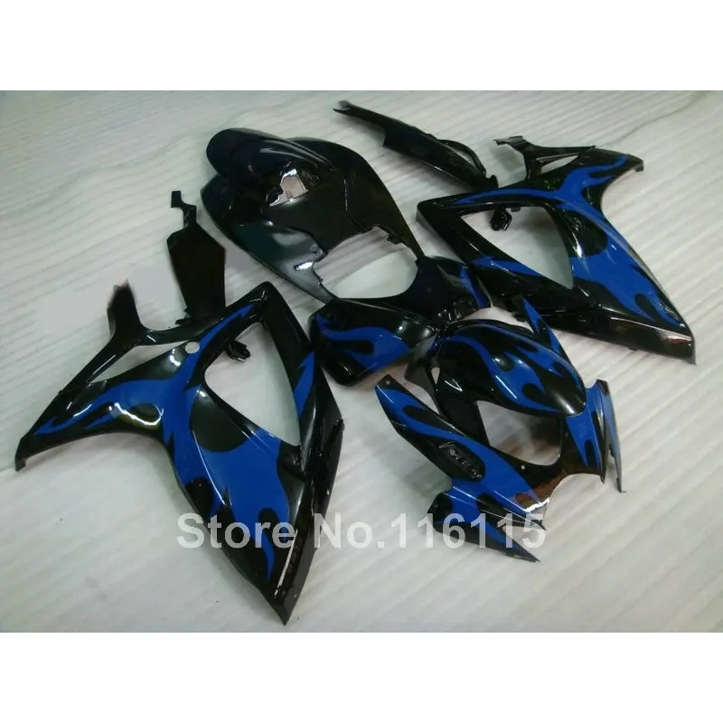 100% подходит для SUZUKI GSXR 600 750 комплект обтекателей K6 K7 2006 2007 мотоциклетные запчасти