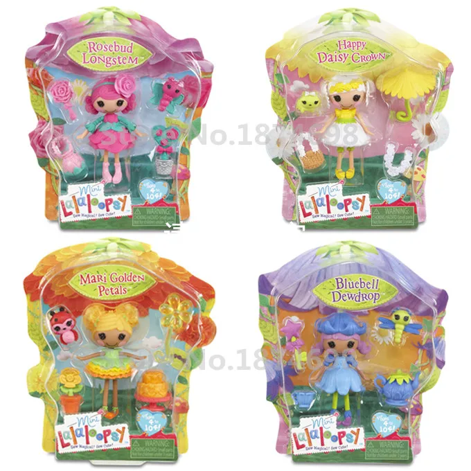 Игрушки Мини Lalaloopsy кукла цветочный сад серия Роза Бутон Маргаритка Корона золотистые лепестки Bluebell фигурка куклы Девочки рождественские подарки