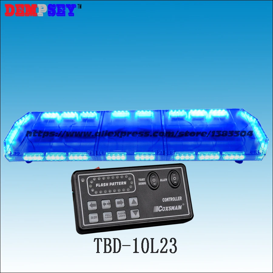 Tbd-10l23 светодиодный световой, синий сигнальная лампа, водонепроницаемый, для скорой помощи/пожарная машина/полиции/транспортного средства