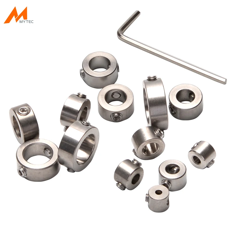  Woodworking Drill Stop Collar Set 3mm-16mm Drilling Bit Depth Stopper Ring Stainless Steel High Qua