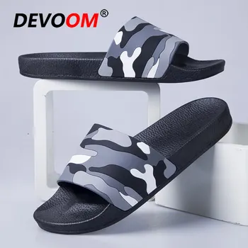 

New Summer Beach Slippers Mannen Chaussons Homme Men Shoes Outdoor Slippers Home Slides Men Breathable Lightweight Mens Slippers