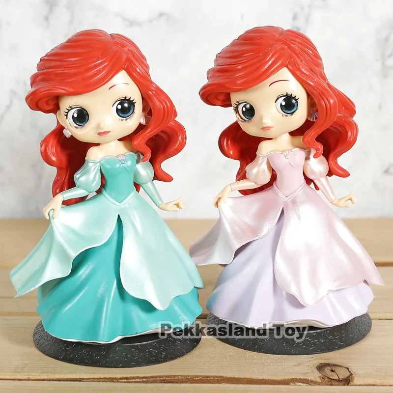 

Q Posket Characters Ariel Princess Dress ver. PVC Figure Collectible Model Toy Qposket Doll