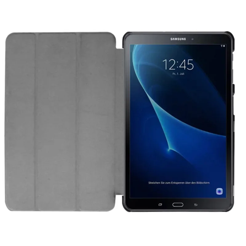 CucKooDo ультра тонкий легкий Чехол-подставка для samsung Galaxy Tab A 10,1 дюймов SM-T580/SM-T585 планшет+ стилус+ пленка для экрана