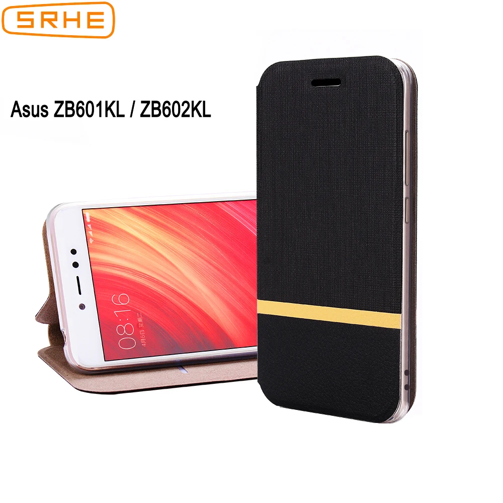 

SRHE For Asus Zenfone Max Pro M1 ZB601KL Case Cover Flip Leather Silicon Case For Asus Zenfone Max Pro M1 ZB602KL With Card Slot