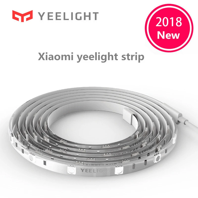 Xiaomi Yeelight Smart Light Strip RGB LED wifi Interlligent Scenes 16 Million Colors flexible DIY Ambient lighting APP Control Xiaomi Yeelight Smart Light Strip RGB LED wifi Interlligent Scenes 16 Million Colors flexible DIY Ambient lighting APP Control