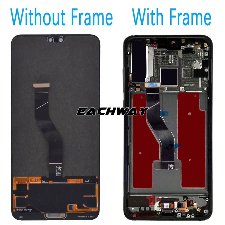 Тест оригинальный 6 1 "ЖК дисплей для Huawei P20 Pro ЖК экран Сенсорная панель