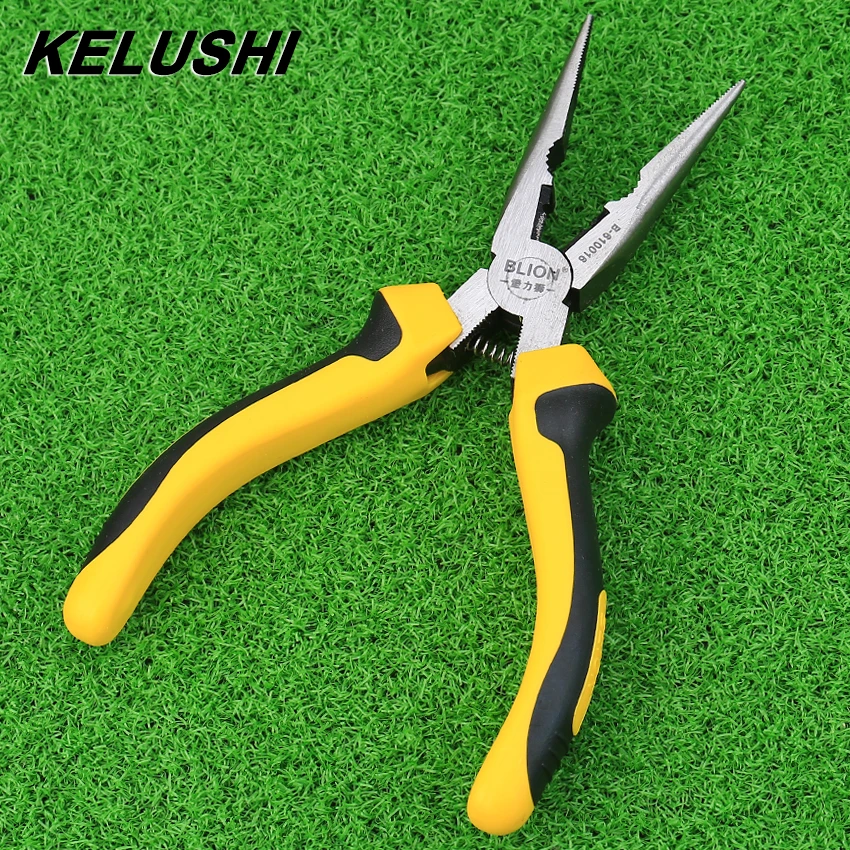 KELUSHI новейшие 6 &quotплоскогубцы с длинным носом Cr V легированная сталь жесткие