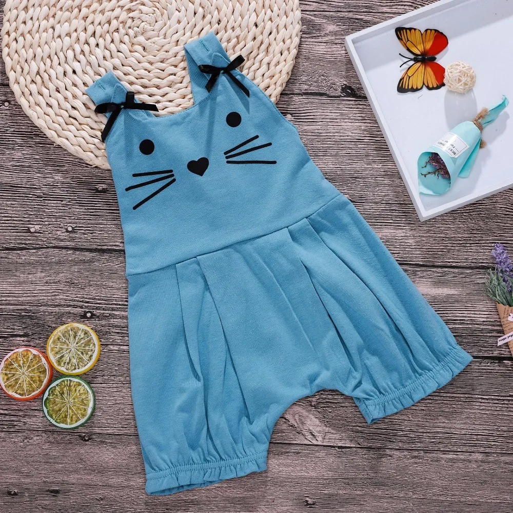 

Best 2018 Jumpsuit Short Baby Infant Toddler Summer Romper Onesie 1St Birthday Baby Girls Outfits Infant Girl Baby Girl Summer