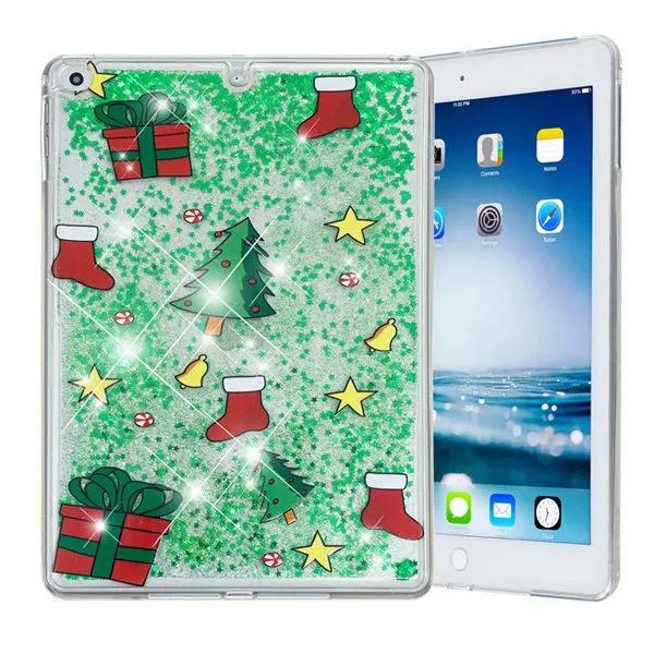 Wekays для Apple Ipad Air2 Ipad 6th Блестящий жидкий силиконовый чехол Fundas для Coque IPad Air 2 IPad 6 IPad6 9,7 дюймов чехол s - Цвет: P