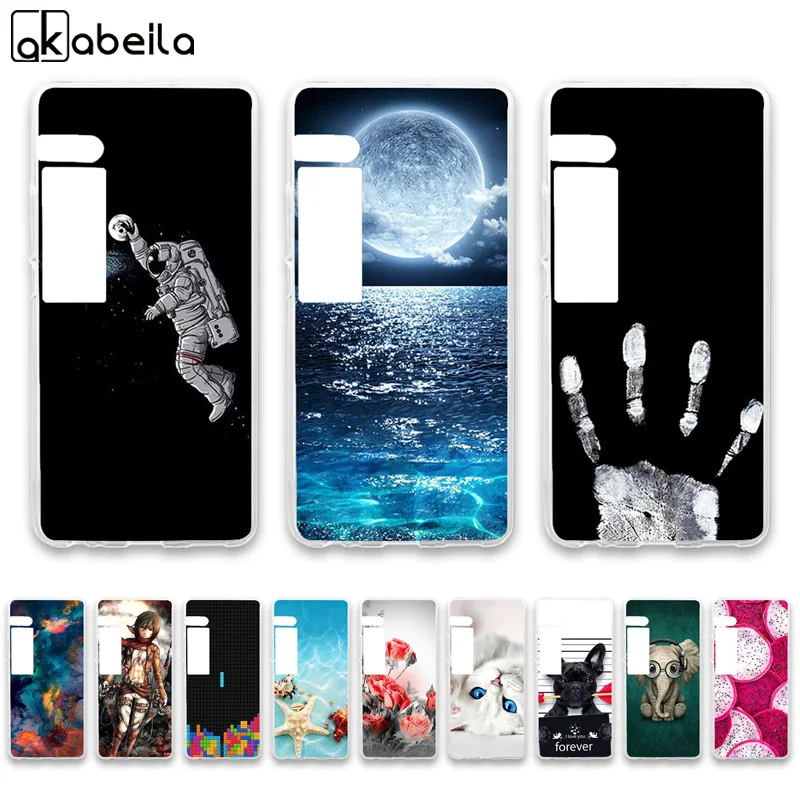 

Phone Case For Meizu Pro 7 Cases Silicone DIY Painted Soft TPU Coque For Meizu Pro 7 5.2 Inch Covers Bumper Back Shell Housing