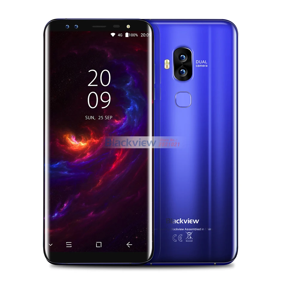 Быстрая доставка Blackview S8 5 7 &quot18:9 экран 4 камеры смартфон Гб 64 Восьмиядерный