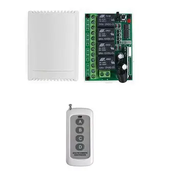 

315mhz Learning the code Universal Wireless Remote Control Switch DC12V 4CH relay Receiver Module appliance garage gate led