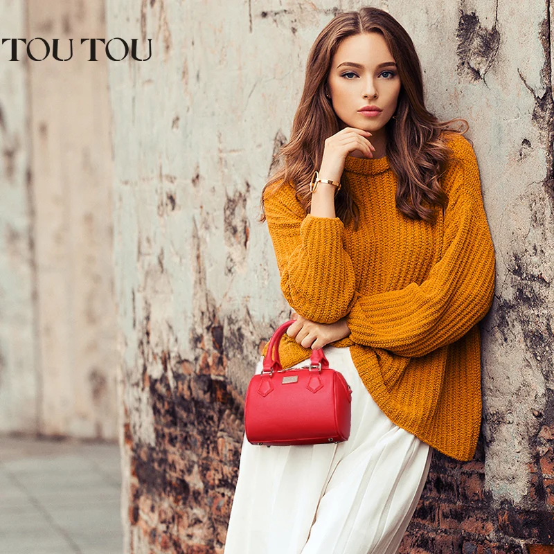 A1614 TOUTOU мини Бостон Подушка Pack сумка Для женщин Crossbody torebka bolsa feminina сумки через
