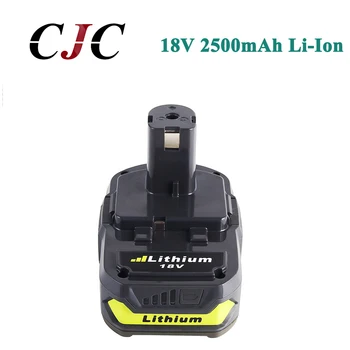 

Eleoption 18V 2500mAh Li-Ion Rechargeable Battery For Ryobi RB18L25 One Plus for power tools replace P103, P104, P105, P108