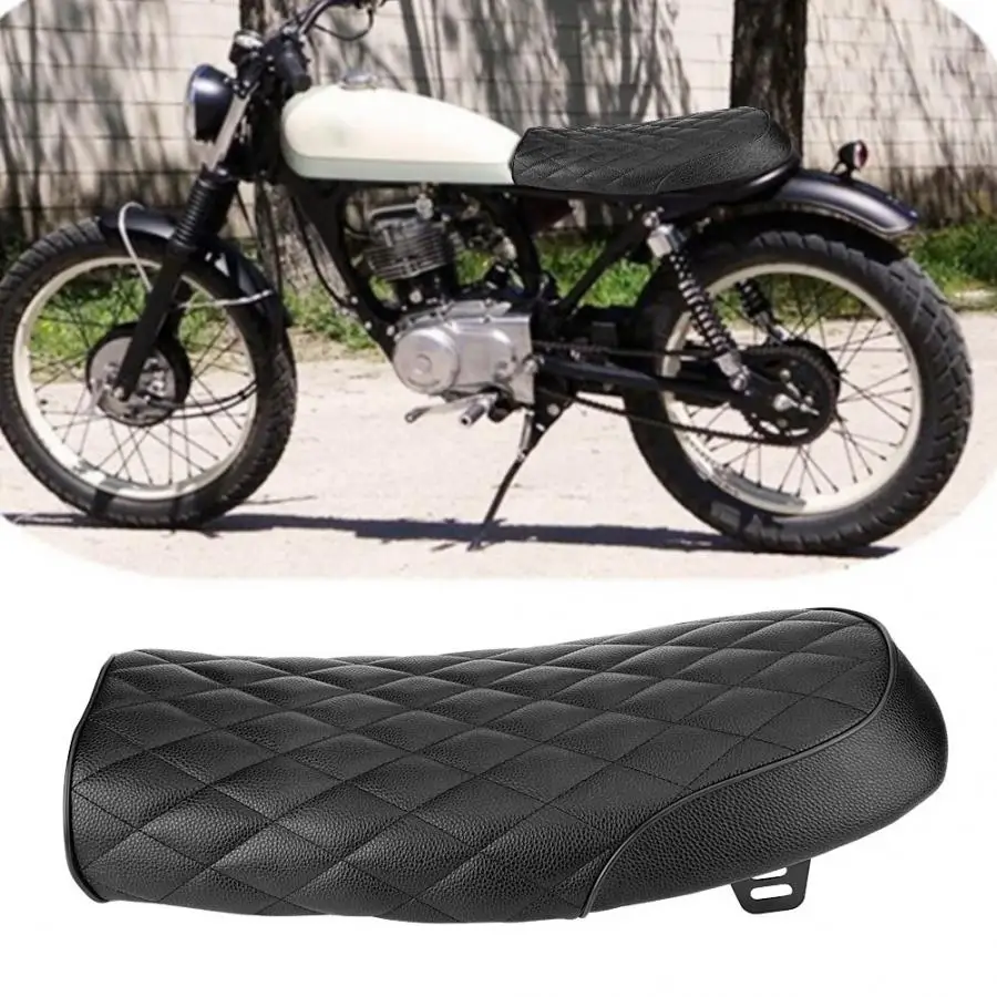 Винтажное сиденье для мотоцикла искусственная кожа Honda CG125 GN CG CB200 CB350 CB400SS CB500 CB750