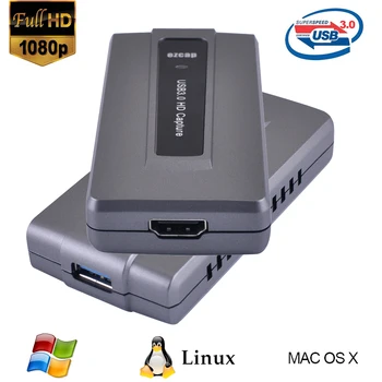 

ezcap287 USB 3.0 HDMI Game Capture Live Streaming Record 1080p 60fps Plug and Play for XBOX One for PS3 4 for WII U Support OBS