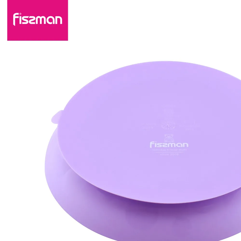 FISSMAN 400 мл детская тарелка детская посуда тарелка для кормления Пищевая силиконовая посуда