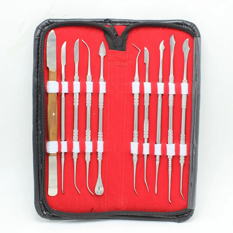 

Professional Clay Sculpting Tools Stainless Steel Polymer Clay Sculpture Wax Modeling Tools Art Supplies Ceramic Pottery Tools