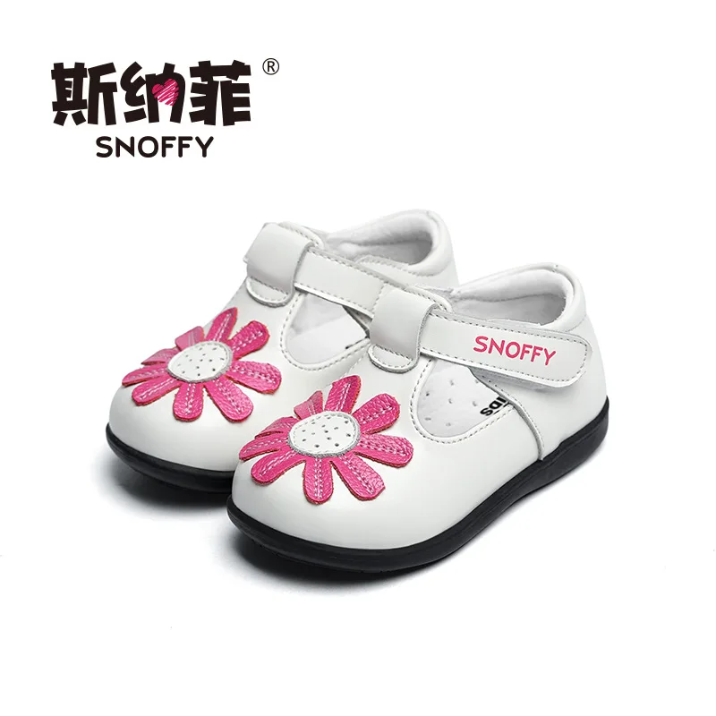 

Snoffy 1-3 Years Toddler Baby Shoes Soft Sole Girls Patent Leather Shoes Spring Flower Infant Prewalker Shoes TX281