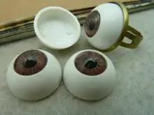10Pcs 20mm Resin Eye ball Cabochon C3035