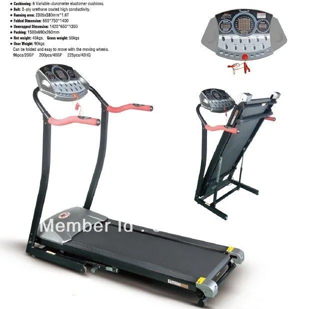 Wattson Treadmill ES-500A 1.5HP DC motor 4pcs LED Windows display |