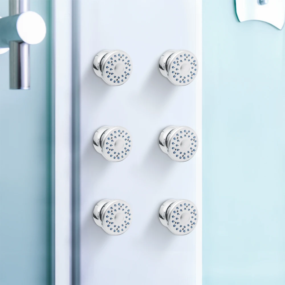 3pcs 6pcs/set Hydraulic Acupuncture Massage Water Saving Shower Head Jets Spray Nozzle Shower