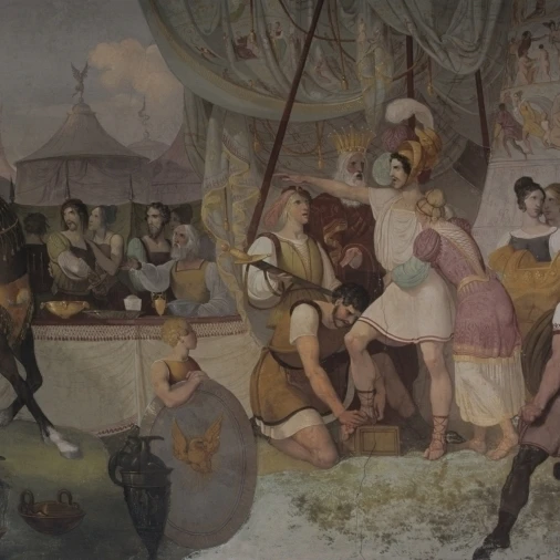 The Duel Between Ruggero And Rodomonte Poster Print (36 x 24)