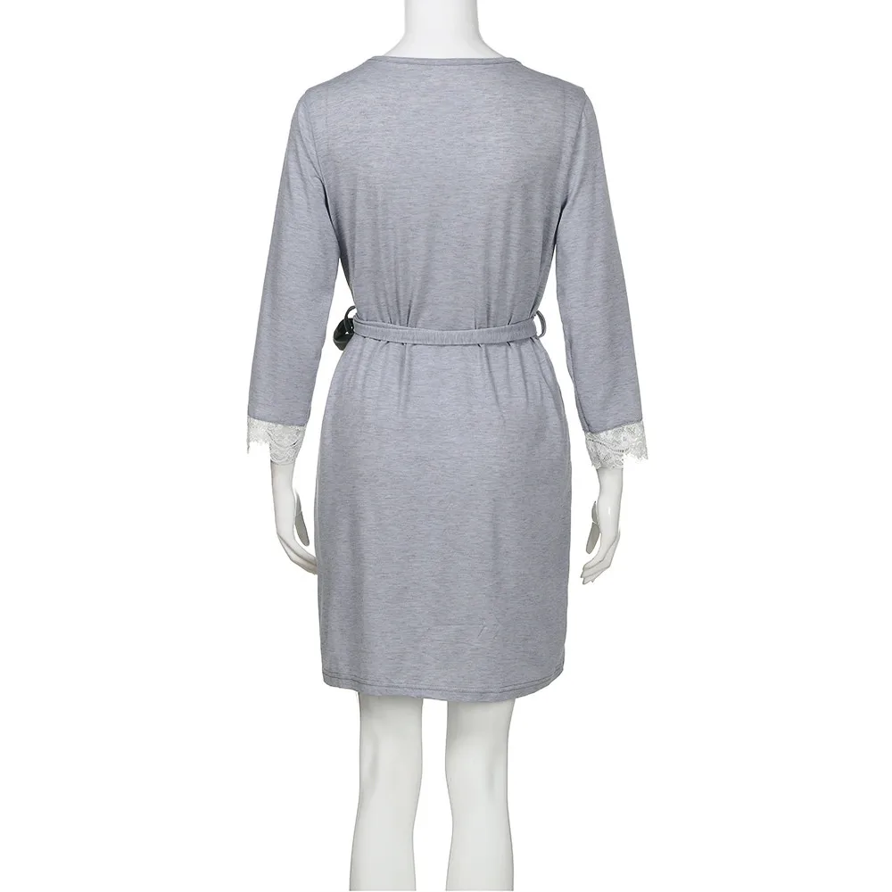 Telotuny, женское платье для беременных, Женская кружевная Повседневная для кормления, Пижама для беременных, ночная сорочка#40