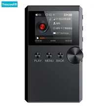 Yescool S5 walkman hifi стерео Lossless lecteur музыкальный MP3 плеер мини Спорт 128G TF аудиофил flac DSD полный формат декодирования