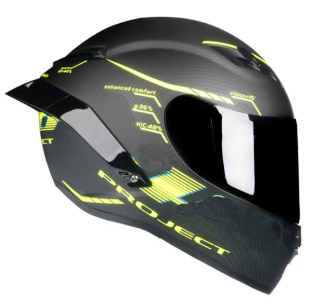 Высокое качество карбоновый Полнолицевой мотоциклетный шлем гоночный шлем для мотокросса по бездорожью каск мото мотоциклас точка одобрена