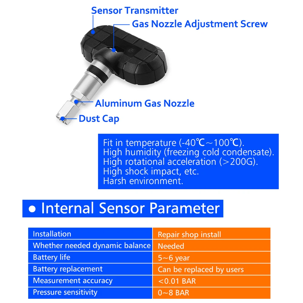 TPMS система контроля давления в шинах U912-NF+ с 4 встроенными сенсорами обновления для Toyota Mazda Honda и Nissan серии автомобилей