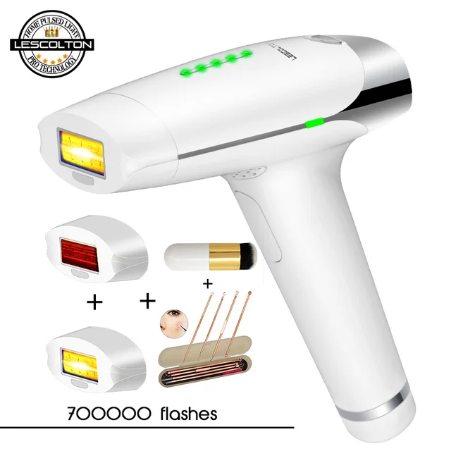 100% original Lescolton 700000times Laser Hair Removal Device Permanent