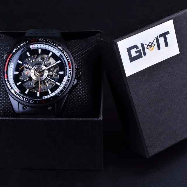 Forsining 2016 obrotowy bezel Sport Design silikonowy zespół mężczyźni zegarki Top Brand Luxury automatyczny czarny Fashion casual zegarek zegar tanie i dobre opinie Mechanical Wristwatches Okrągłe No waterproof Szklane Papieru 45mm GMT963 Silikonowe Automatic Self-Wind Klamra 24cm Strumień światła Forsining 2016 obrotowy bezel Sport Design silikonowy zespół mężczyźni zegarki Top Brand Luxury automatyczny czarny Fashion casual zegarek zegar tanie i dobre opinie Mechanical Wristwatches Okrągłe No waterproof Szklane Papieru 45mm GMT963 Silikonowe Automatic Self-Wind Klamra 24cm Strumień światła