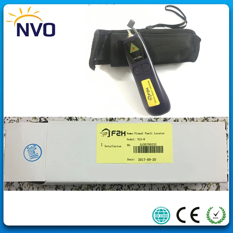 

Free Shipping 15mW 15km 650nm VLS-8 Series Grandway Mini Fiber Optic Light Laser Source VFL Visual Fault Locator