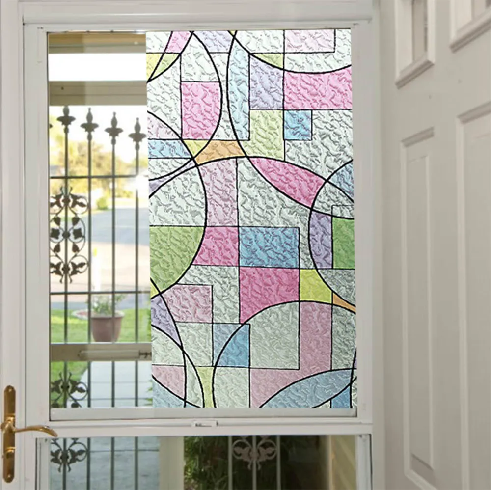 Buy 92cm*50cm 2D Tint Stained Decorative Privacy