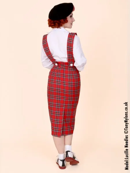 40-Ретро стиль 50-х, Классический широкий ремень юбка с подтяжками в красную клетку размера плюс высококачественные солнцезащитные очки на подтяжках юбки-карандаш платье пинап с saia faldas